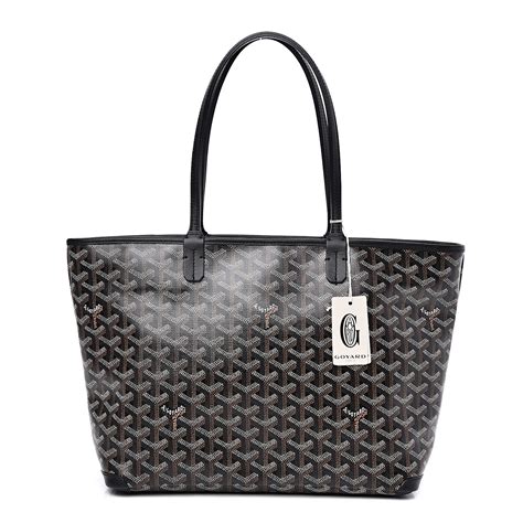 goyard black tote bag|goyard artois pm black.